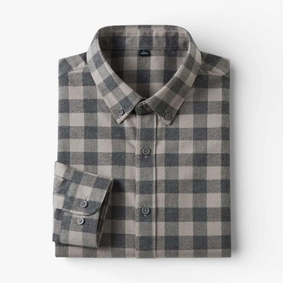 Santorini flannel plaid shirt